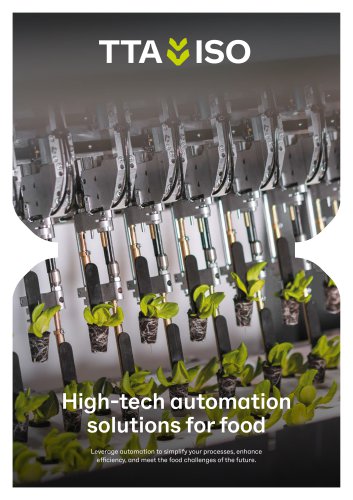 High-tech automation solutions for food 