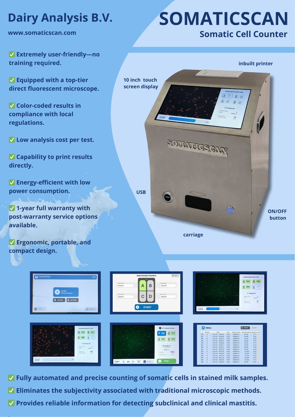 SomaticScan - Dairy Analysis B.V.
