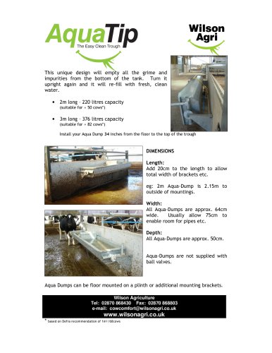 AquaTip Water Troughs 