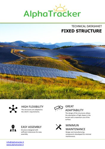 Agrivoltaic Fixed Structures