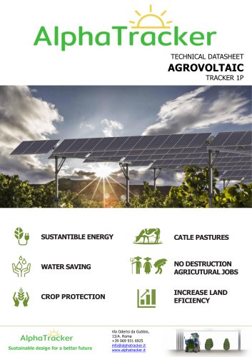 Agrivoltaic Trackers